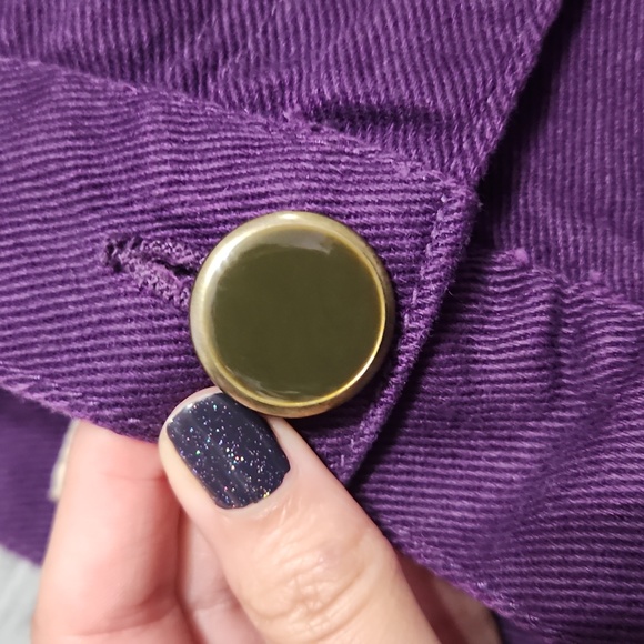 Vintage High Rise Baggy Relaxed Tapered Leg Purple Denim "Mom" Jeans - Picture 7 of 16